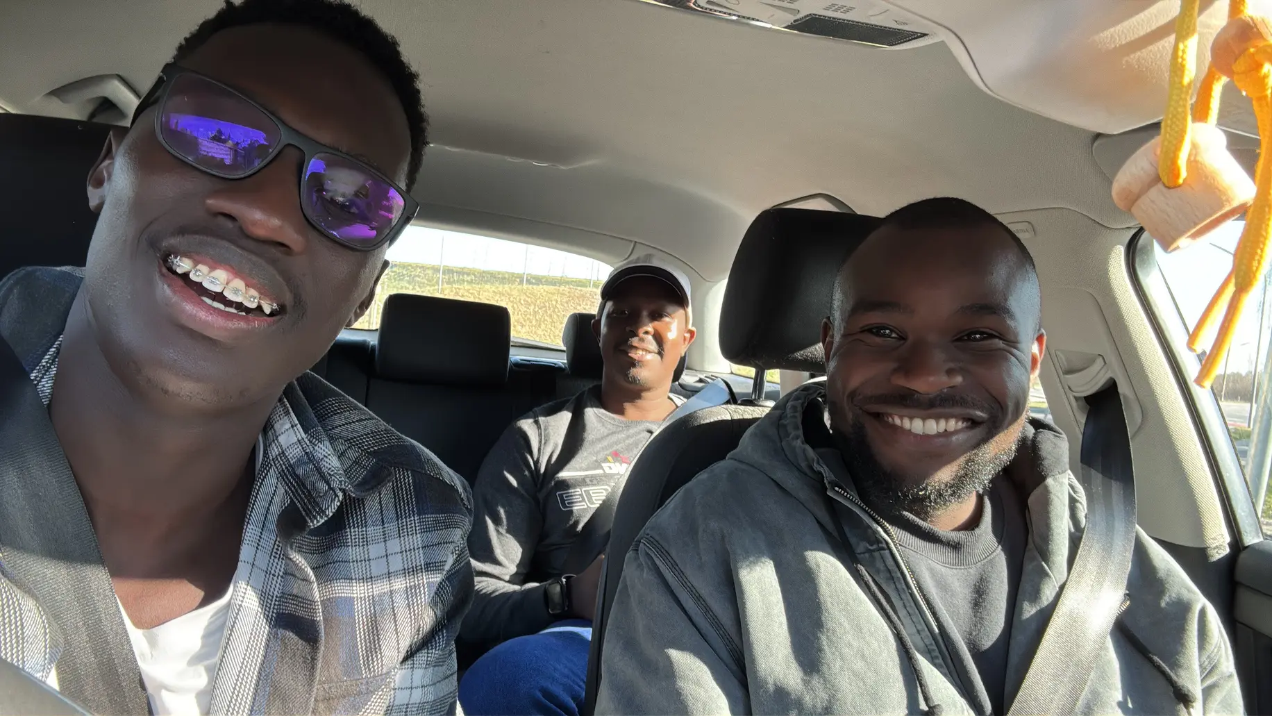 Selfie before a road trip to Berlin